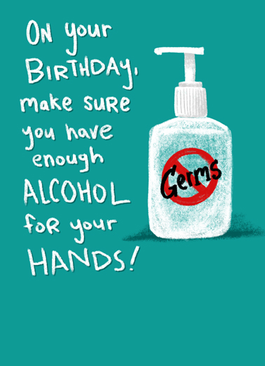 Alcohol Hands Lips  Ecard Cover