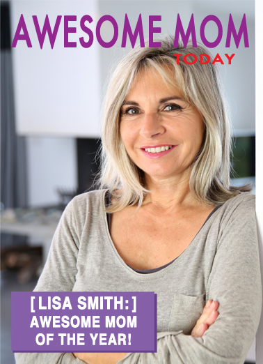 Awesome Mom  Card Cover