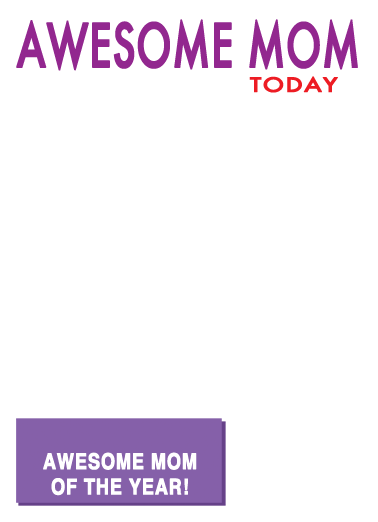 Awesome Mom  Card Cover