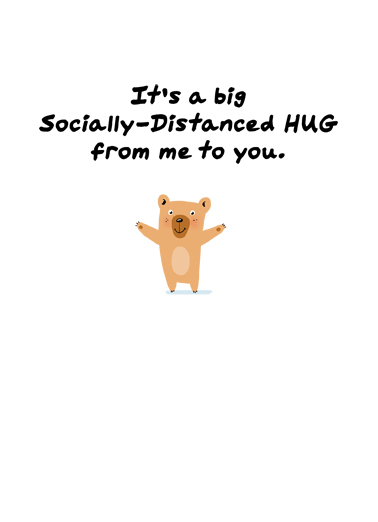 Bear Hug Social Distance FD  Ecard Inside