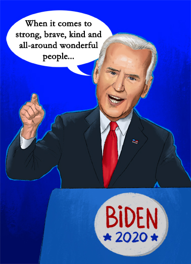 Biden Vote  Card Cover