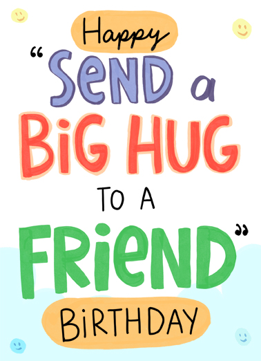 Big Hug Friend  Card Cover