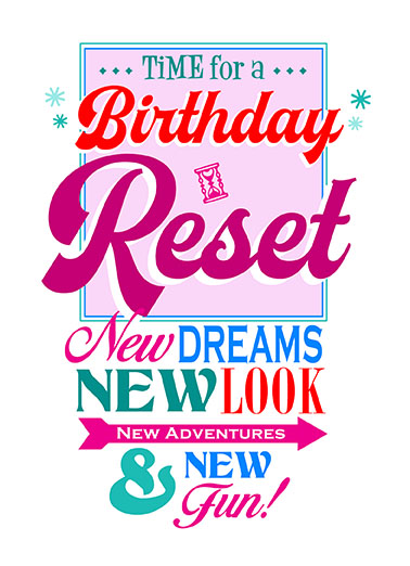 Birthday Reset  Card Cover