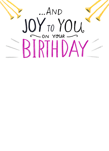 Birthday Vaccine Joy  Card Inside