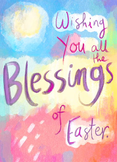 Blessings of Easter  Ecard Cover