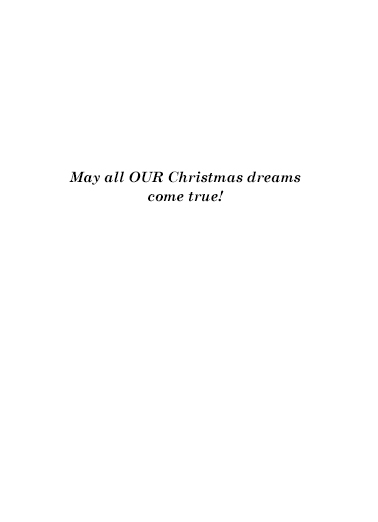 Boobs Snow Woman  Card Inside