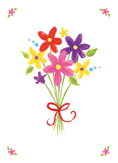 Bouquet Mom  Card Cover