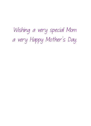 Bouquet for MD  Card Inside