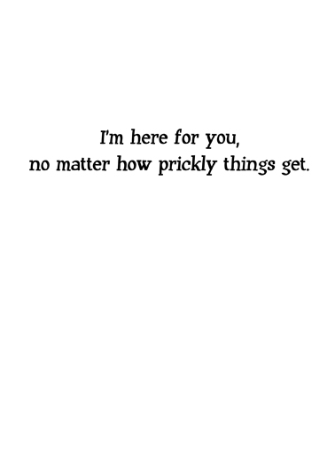 Cactus Hug  Ecard Inside