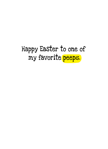 Call My Peeps  Ecard Inside