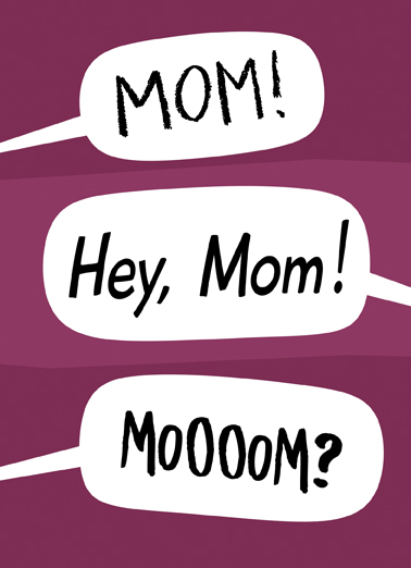 Calling Mom  Ecard Cover