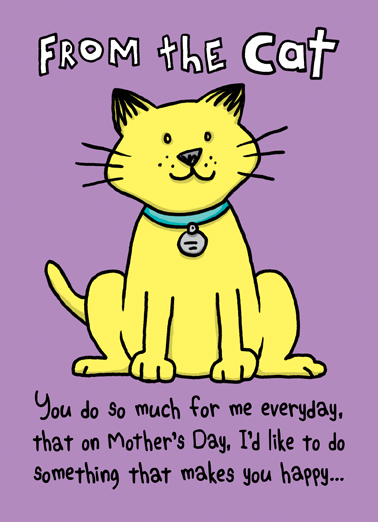 Cat Make You Happy Mom  Ecard Cover