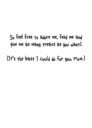 Cat Make You Happy Mom  Ecard Inside