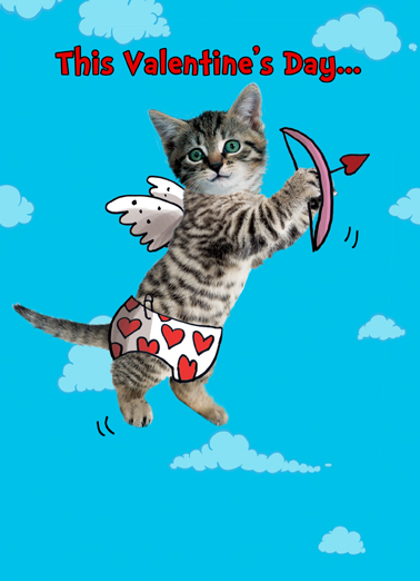 Cat in Clouds  Ecard Cover