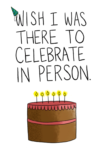 Celebrate In Person  Card Cover