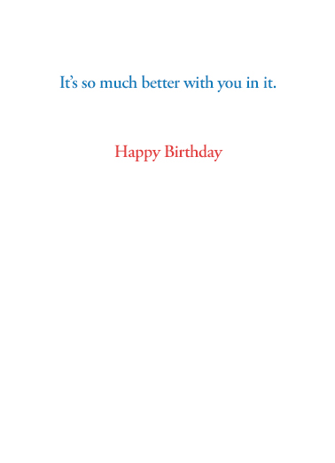 Celebration Cafe  Card Inside