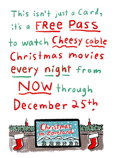 Cheesy Cable Movie  Ecard Cover