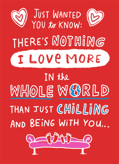 Chilling With You  Card Cover