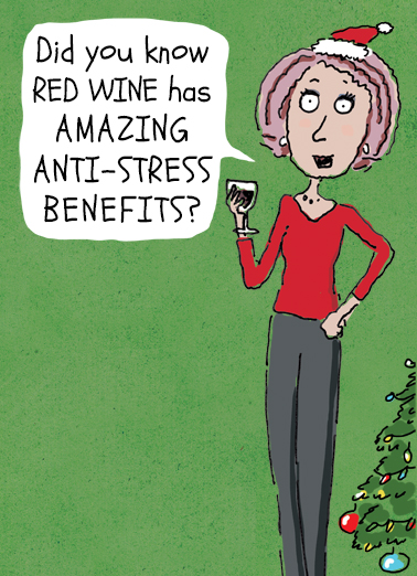 Christmas Anti Aging - Funny Christmas Card to personalize and send.