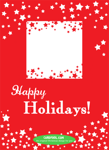 Christmas Stars  Card Inside