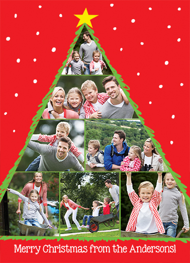 Christmas Tree Photos  Card Cover