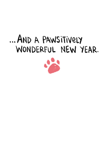 Collie Jolly  Card Inside