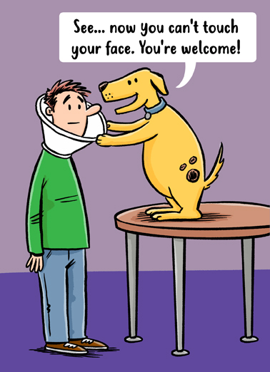 Cone Belated Dad  Ecard Cover