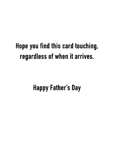 Cone Belated Dad  Ecard Inside