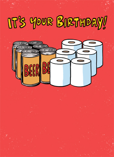 Couple of 6 Packs  Card Cover