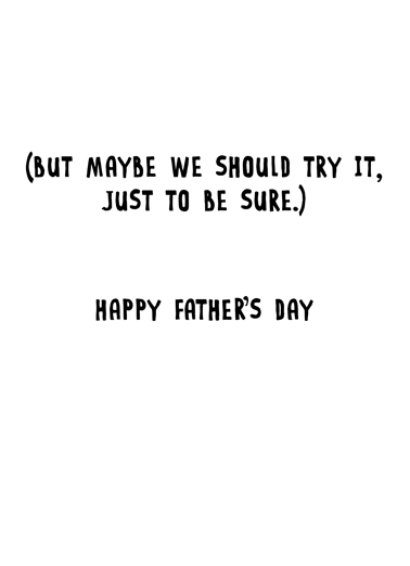 Covered in Bacon Dad  Ecard Inside