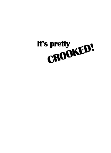 Crooked Valentine  Ecard Inside