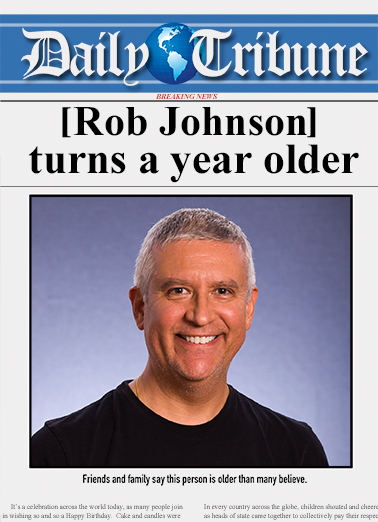 Daily Tribune Guy  Card Cover