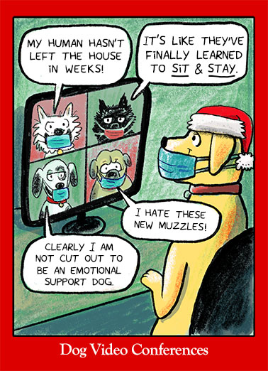 Doggone Christmas - Funny Christmas Card to personalize and send.