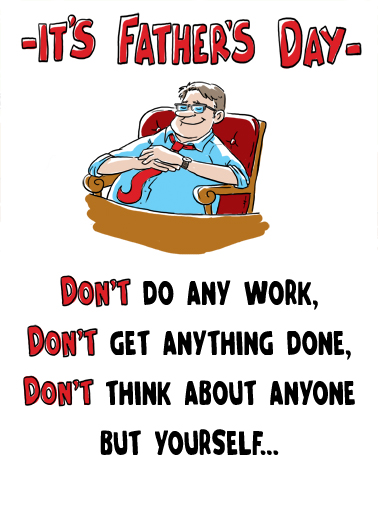 Don't Dad  Ecard Cover