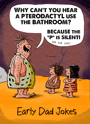 Early Dad Jokes  Ecard Cover