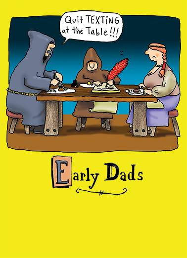 Early Dads  Ecard Cover