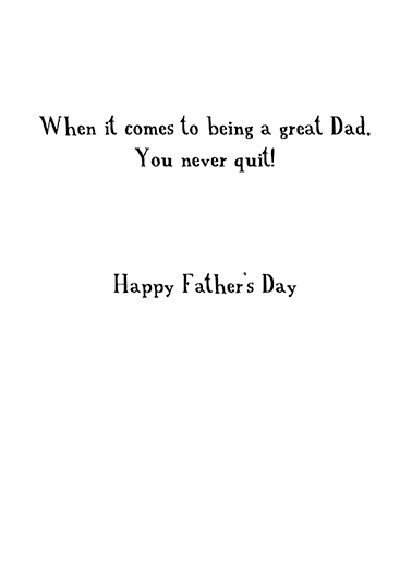 Early Dads  Ecard Inside
