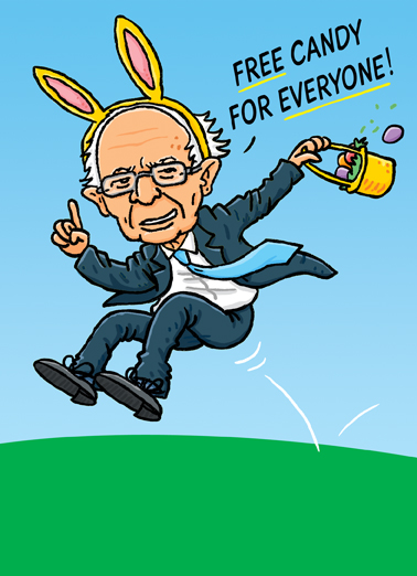 Easter Bernie  Ecard Cover