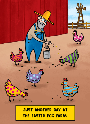 Easter Egg Farm  Card Cover