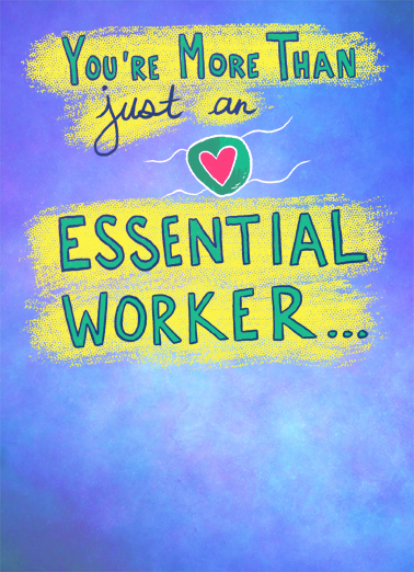 Essential Worker Bday  Ecard Cover