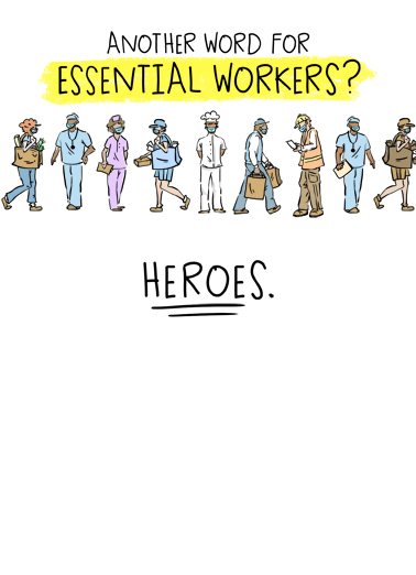 Essential Workers  Ecard Cover