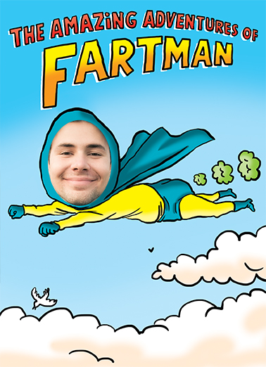 Fartman (for any time)  Card Cover