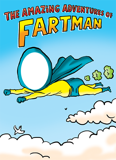Fartman (for any time)  Card Cover