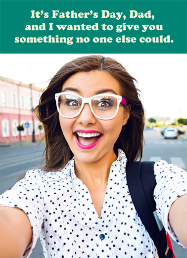 Father's Day Selfie II  Ecard Cover