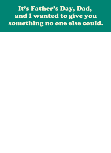 Father's Day Selfie II  Ecard Cover