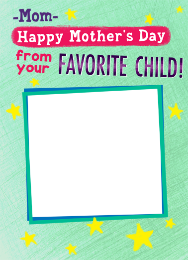 Favorite Child MOM  Card Cover