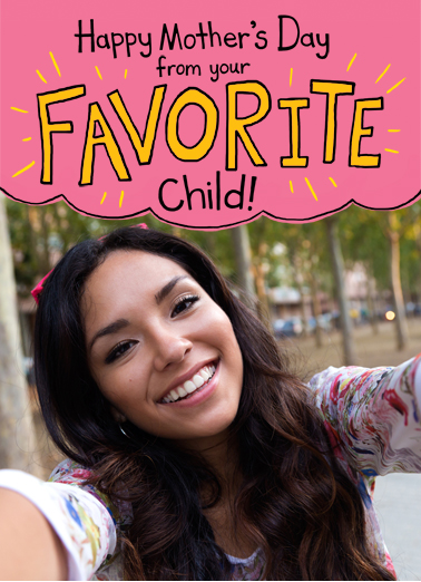 Favorite Child Selfie MD  Card Cover