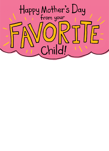 Favorite Child Selfie MD  Card Cover