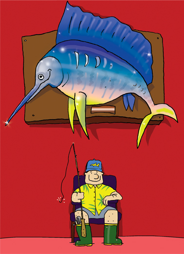 Fishing Dad  Ecard Cover