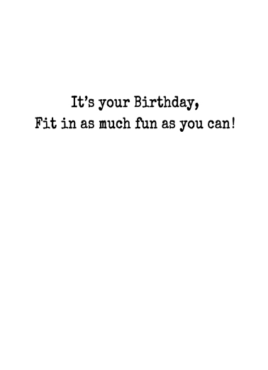 FitBitch Birthday Card Inside